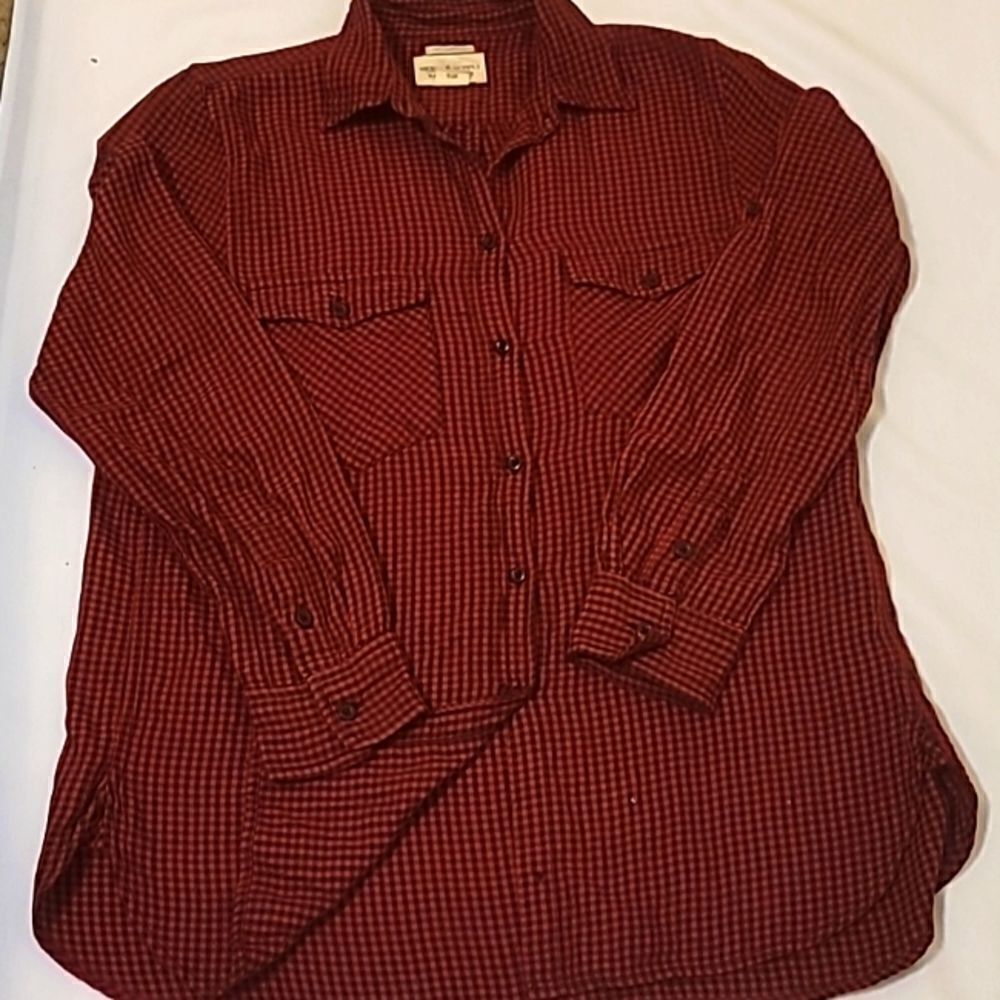 - Denim & Supply Ralph Lauren Red Check Pattern Flannel women’s Shirt s